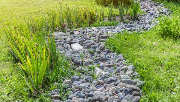 River Rock Garden Installation in Tempe