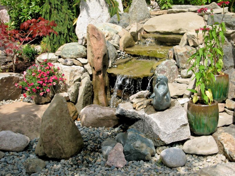 Water Feature Landscaping detail